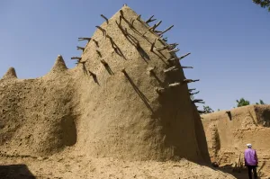 Segou Prints: Two hundred year old mosque of Ba Sounou Sacko