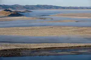 Sichuan Prints: The Yellow River in Sichuan Province, the second longest river in China after the Yangtze