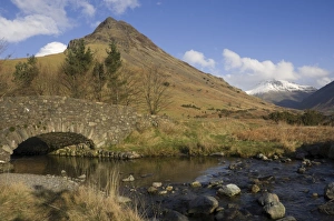 Yewbarrow Prints: Yewbarrow 2058 ft, from Over Beck Bridge