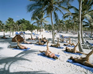 Yoga Prints: Yoga on the beach