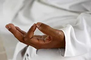 Haridwar Prints: Yoga class at Patanjali Yog Vidyapith, Haridwar, India, Asia