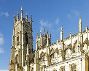 Bell Towers Prints: York Minster Bell Towers, York, North Yorkshire, Yorkshire, England, United Kingdom
