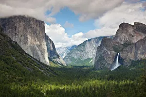 Water Fall Prints: Yosemite Valley from Tunnel View viewpoint