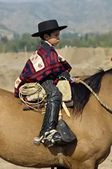 One Boy Only Prints: Young rider at the Fiesta de Cuasimodo, a traditional festival one week after Easter