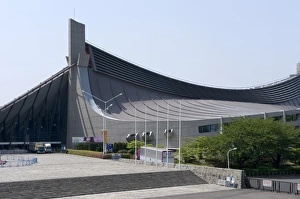 Images Dated 2nd May 2009: Yoyogi National Stadium in Shibuya, designed by architect Kenzo Tange for the 1964 Summer Olympic