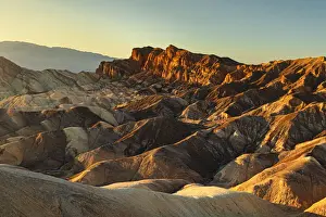 Zabriskie Point at sunrise, Death Valley National Park, California