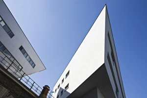 Apartments Prints: Zaha Hadid designed apartments, Spittelau, Vienna, Austria, Europe