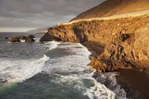 La Palma Prints: Zamora Beach at sunset (Playa de la Zamora) near Fuencaliente, UNESCO Biosphere Reserve