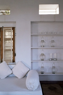 Shelves Prints: Zen ambiance instilled into an old farm house conversion