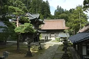 Images Dated 9th October 2009: Zen Buddhist temple Zenpo-ji, Tsuruoka, Yamagata-ken, northwest Honshu, Japan, Asia