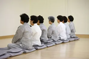 Seoul Prints: Zen meditation, Seoul, South Korea, Asia