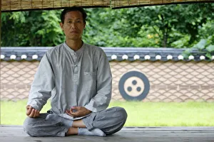 Seoul Prints: Zen meditation, Seoul, South Korea, Asia
