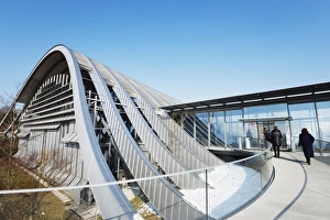 Bern Prints: Zentrum Paul Klee, modern art museum, designed by Renzo Piano, Bern, Switzerland, Europe