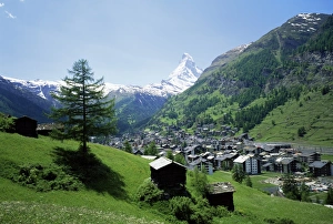 Images Dated 17th January 2000: Zermatt, and the Matterhorn
