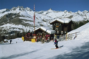 Alps Prints: Zermatt ski resort