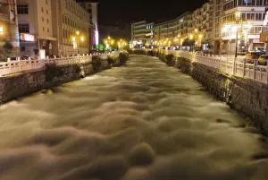 Sichuan Prints: Zheduo River at night, Kangding, Sichuan, China, Asia