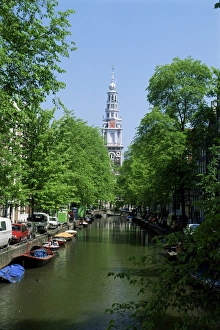 Netherland Prints: Zuiderkerk from Staal Straat