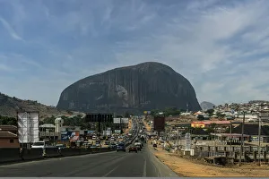 Roads Prints: Zuma rock, Abuja, Nigeria, West Africa, Africa
