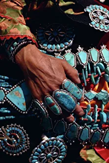 Portraits Prints: Zuni Indian jewellery