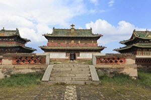 Erdene Zuu Khiid Prints: Zuu of Buddha temple, Erdene Zuu Khiid, Buddhist Monastery, Kharkhorin (Karakorum)