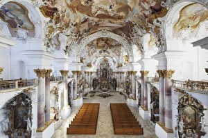 Images Dated 18th February 2009: Zwiefalten Minster, Munster Unseren Lieben Frau, Zwiefalten, Upper Swabian Baroque Route