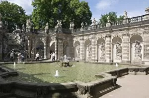 Zwinger, Dresden, Saxony, Germany, Europe